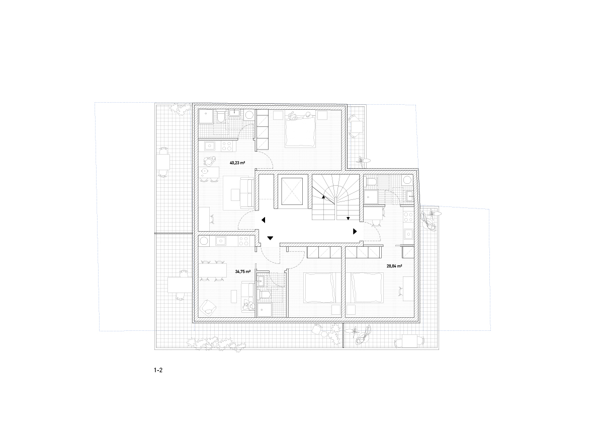 Polykatoikia in Patras I - floors 1 2