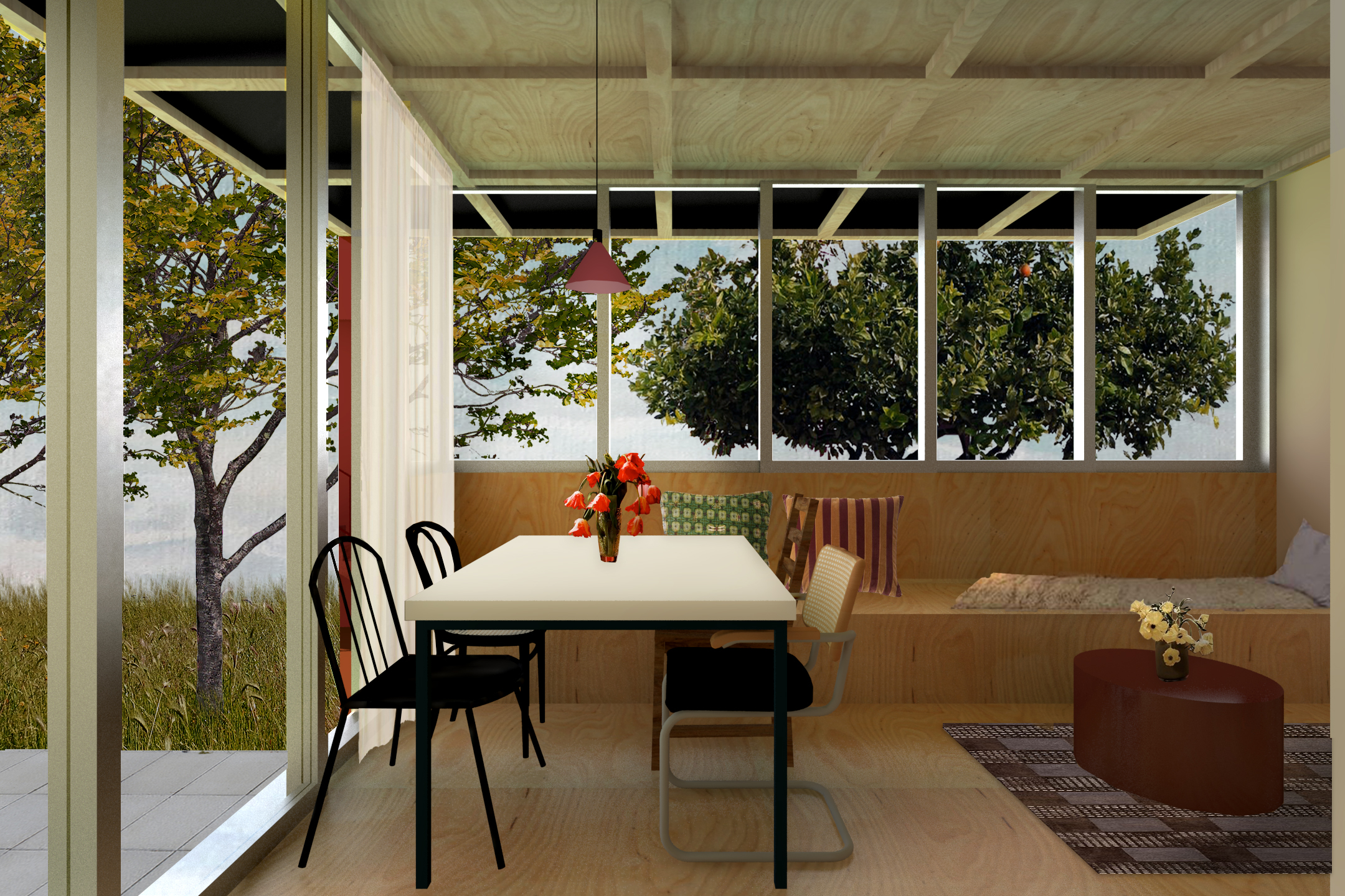 House extension in Achaia - diamanto interior