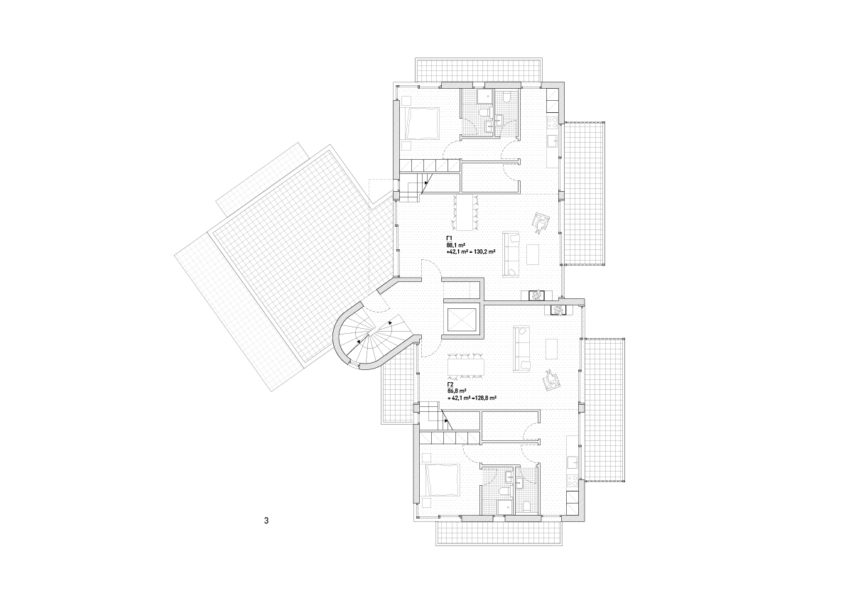 Polykatoikia in Patras II - floor 3