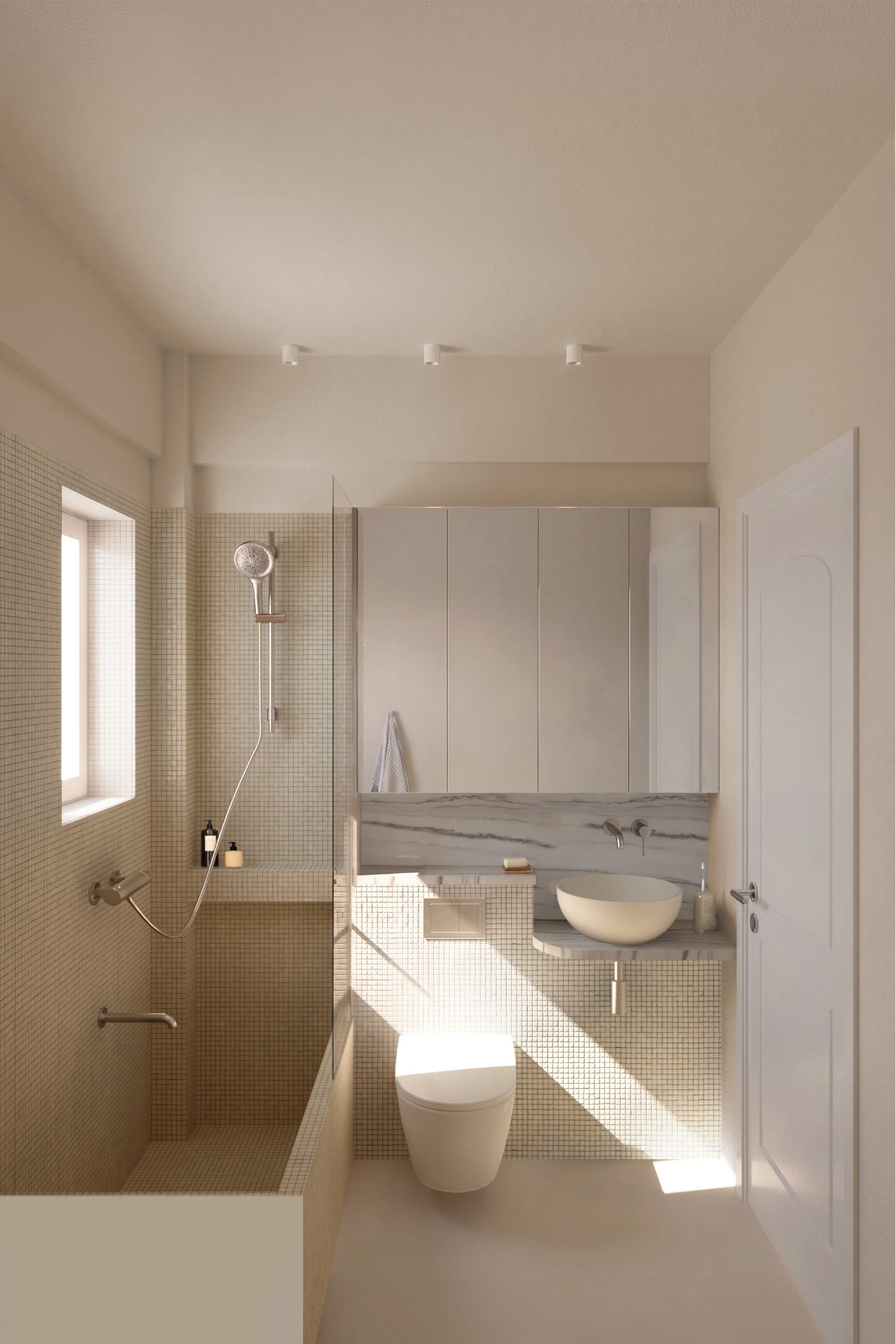 Ag. Panteleimonas apartment - bath1