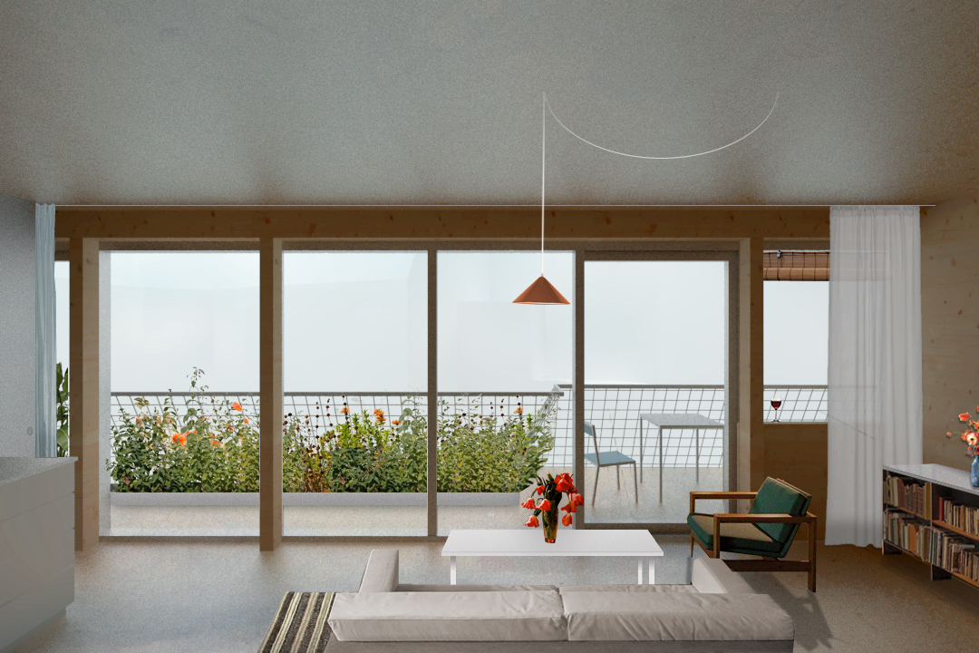 Vertical extension in Berlin - lib13 balcony down