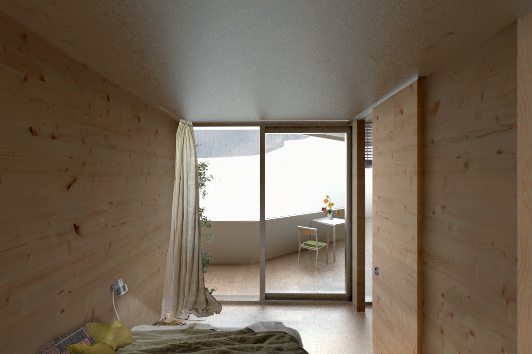 Vertical extension in Berlin - lib13 bedroom